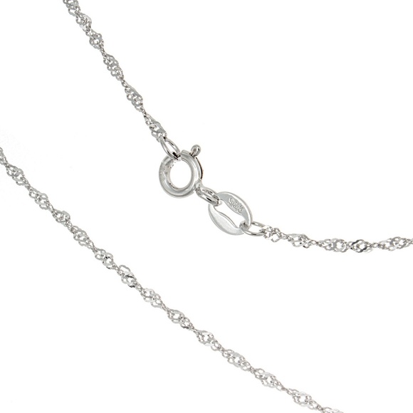 925 Sterling Silver RH Plated Hummingbird Charm Pendant Necklace. 2-D Textured - Picture 7 of 9